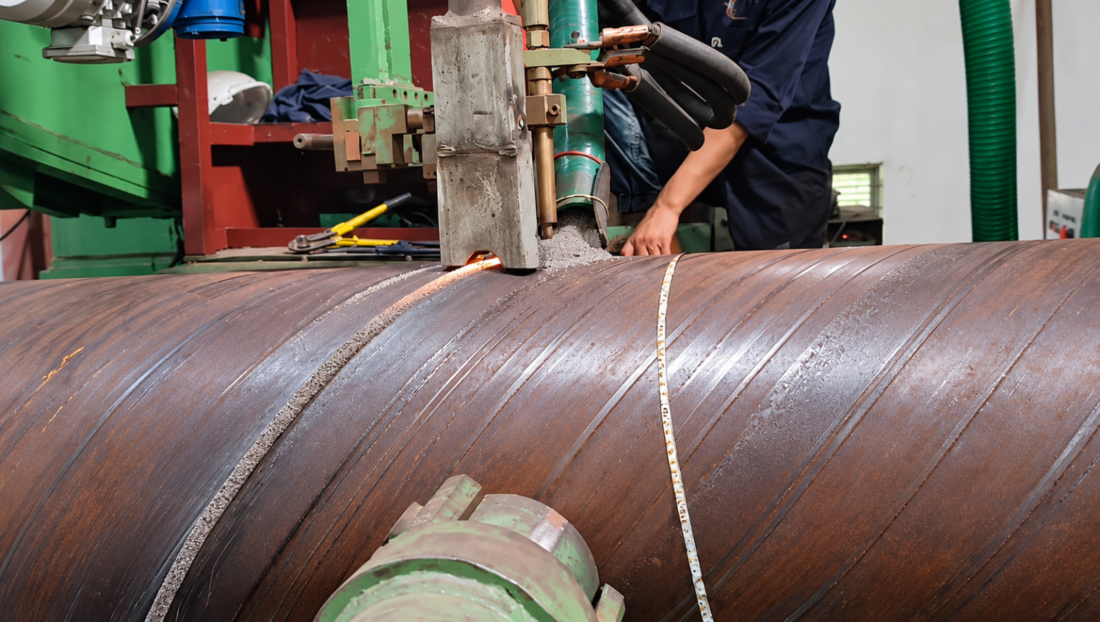 Công nghệ hàn hồ quang chìm SAW trong sản xuất ống thép hàn xoắn